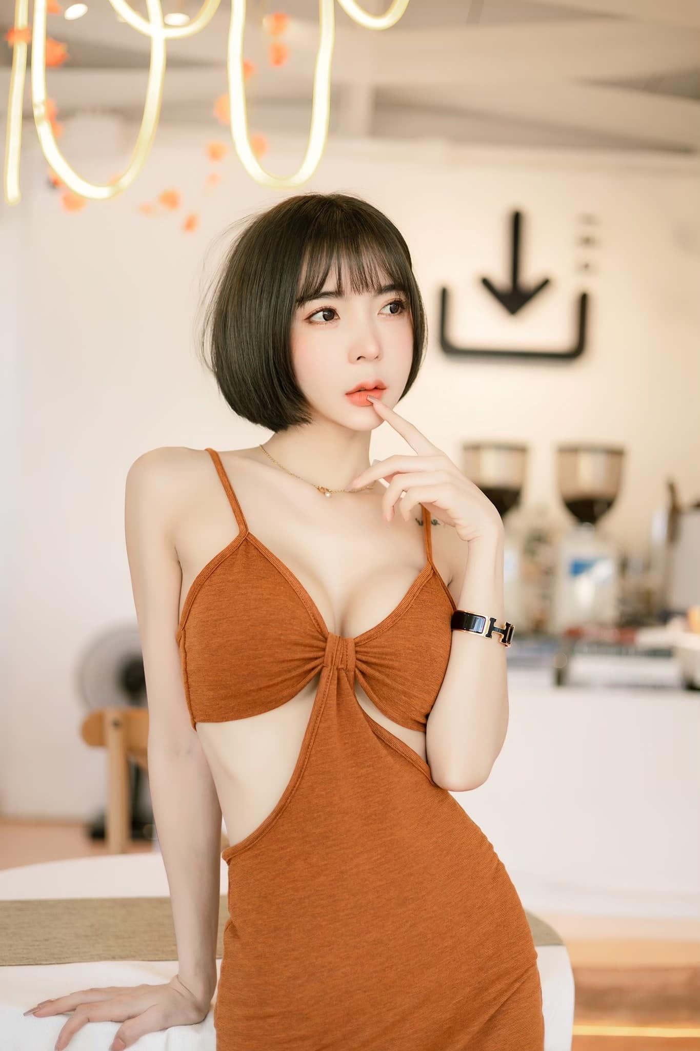 น้องน้ำตาล ปรียาภรณ์ นางแบบ สาวสวยตัวเล็กผมสั่น เนินนมสวย สุดเอ็กซ์ 35
