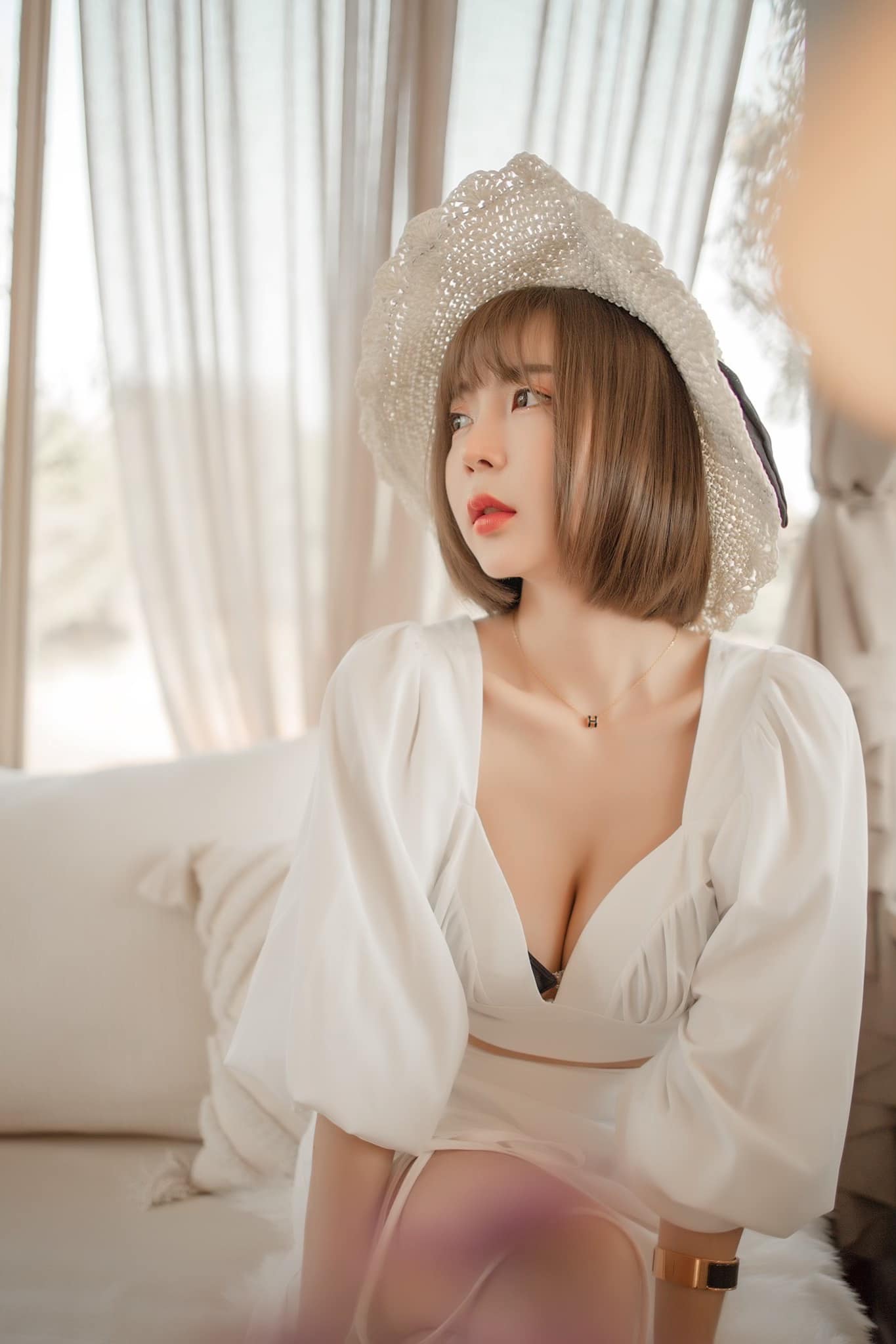 น้องน้ำตาล ปรียาภรณ์ นางแบบ สาวสวยตัวเล็กผมสั่น เนินนมสวย สุดเอ็กซ์ 45