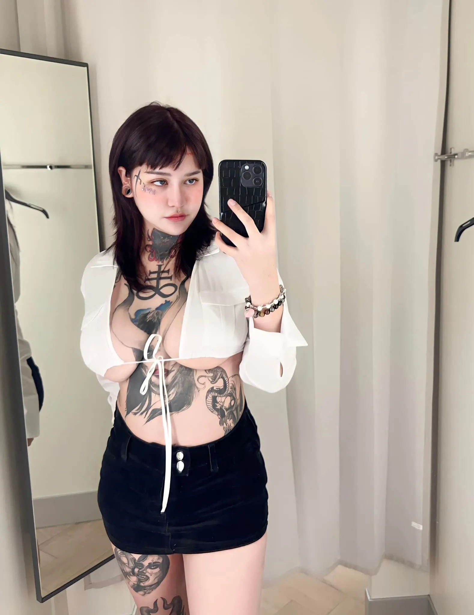 น้องมุก Itsmukkk ดาวดัง onlyfans นางฟ้ารอยสัก สาวอวบ หุ่นแซ่บ 18+ 16
