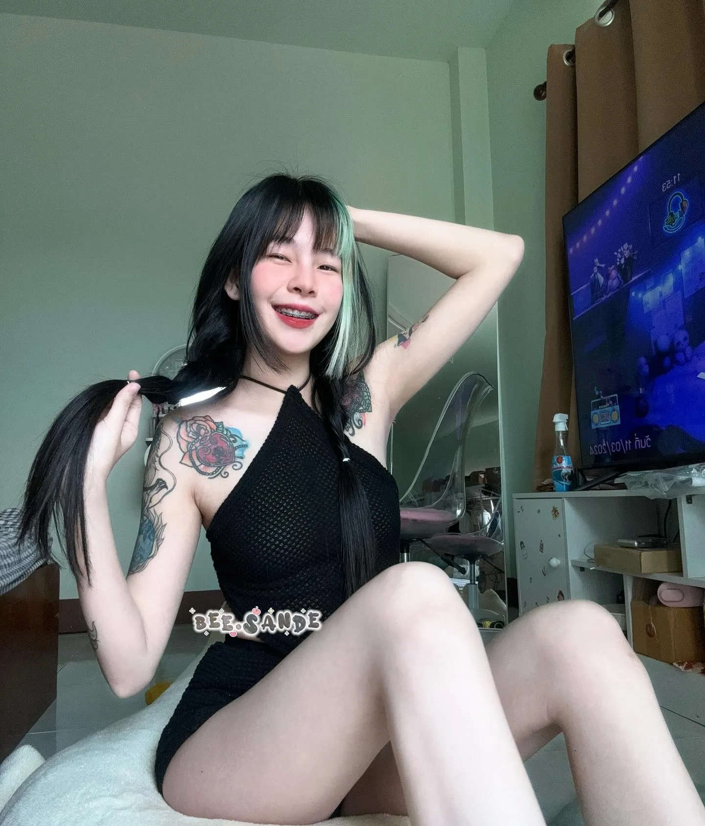 น้องbee999 เน็ตไอดอล สายแซ่บ ผลงาน เซ็กซี่ ตัวเล็ก หุ่นบางกรอบ 7